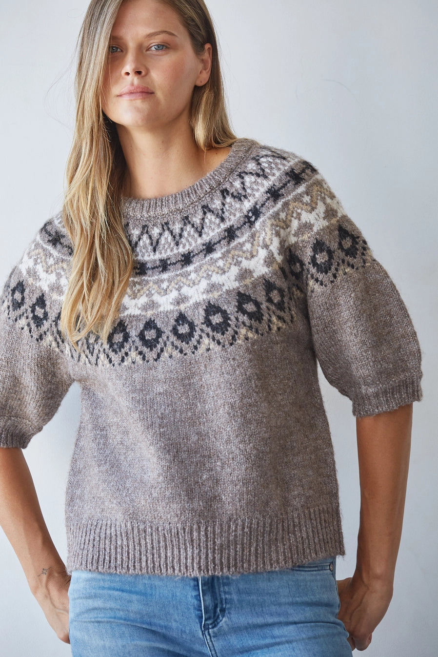 Knit Fair Isle Pullover