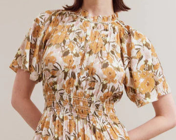 Raglan Sleeve Tier Maxi Dress