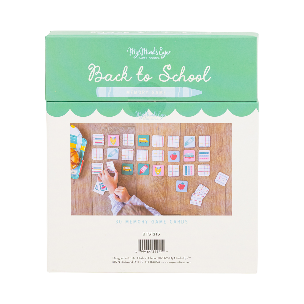 Back to School Matching Game