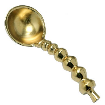 Gilded Beaded Handle Spoon