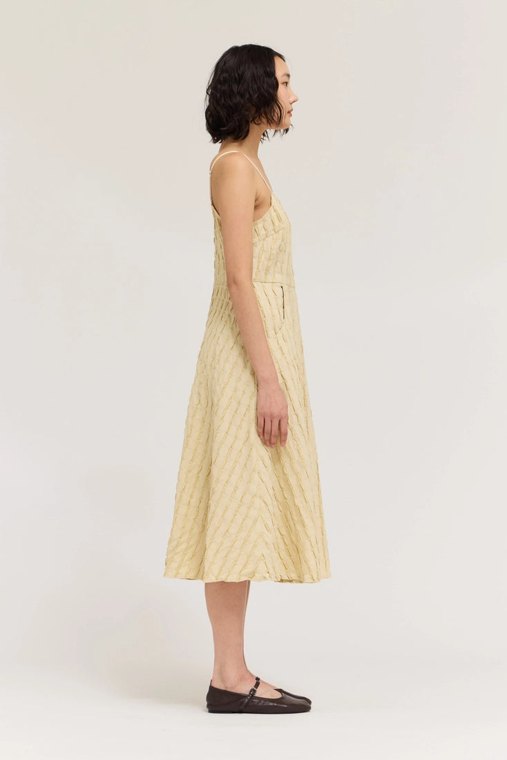 Side Slit Spaghetti Strap Maxi Dress
