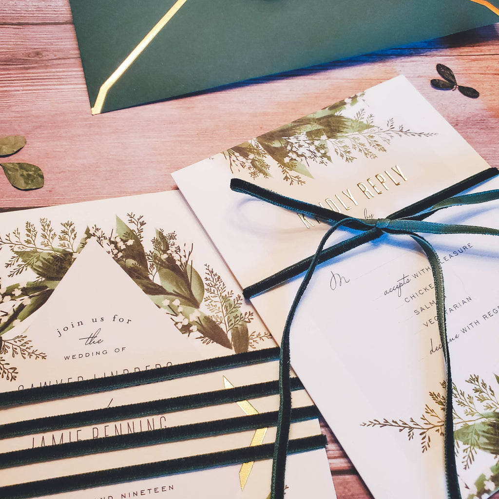 Pink Velvet Cord String