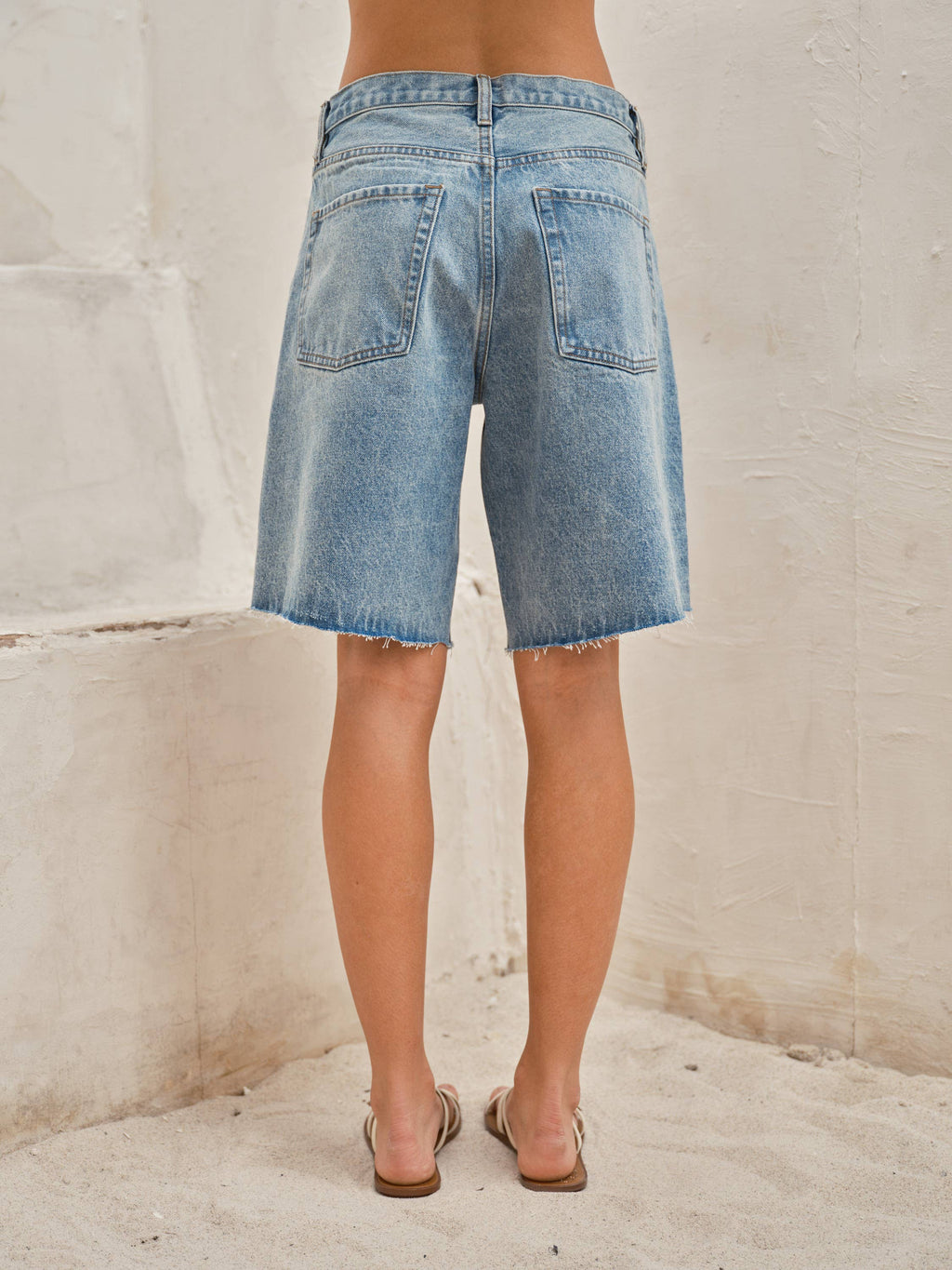 Retro Bermuda Denim Shorts