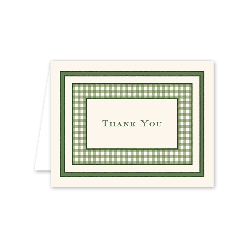 Maison de Frédéric Green Thank You Boxed Cards