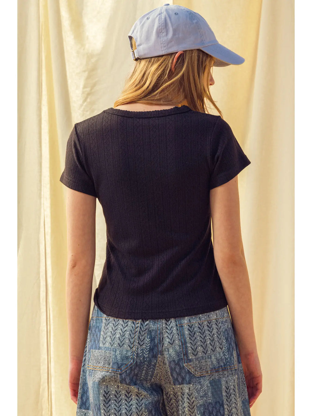 Pointelle Top