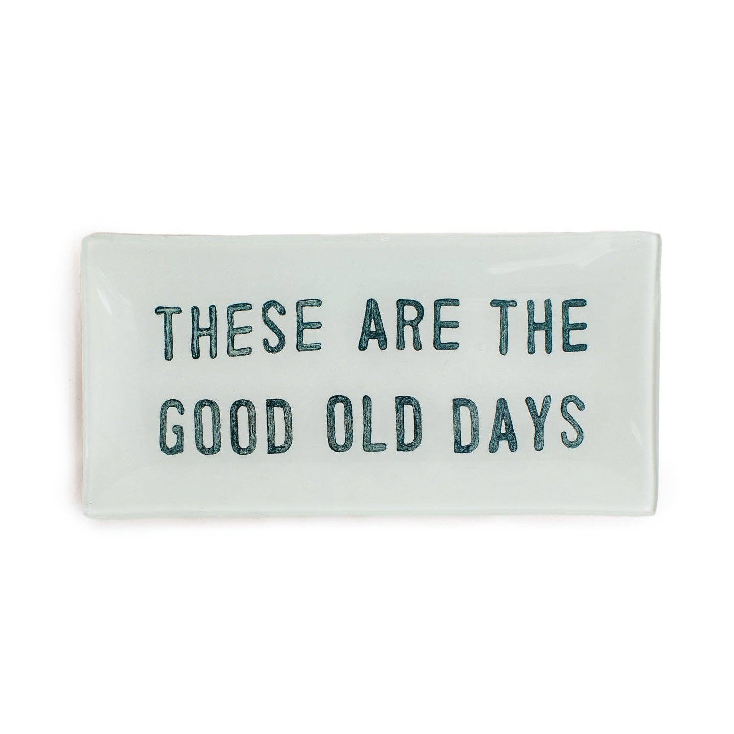 Good Old Days Decoupage Plate