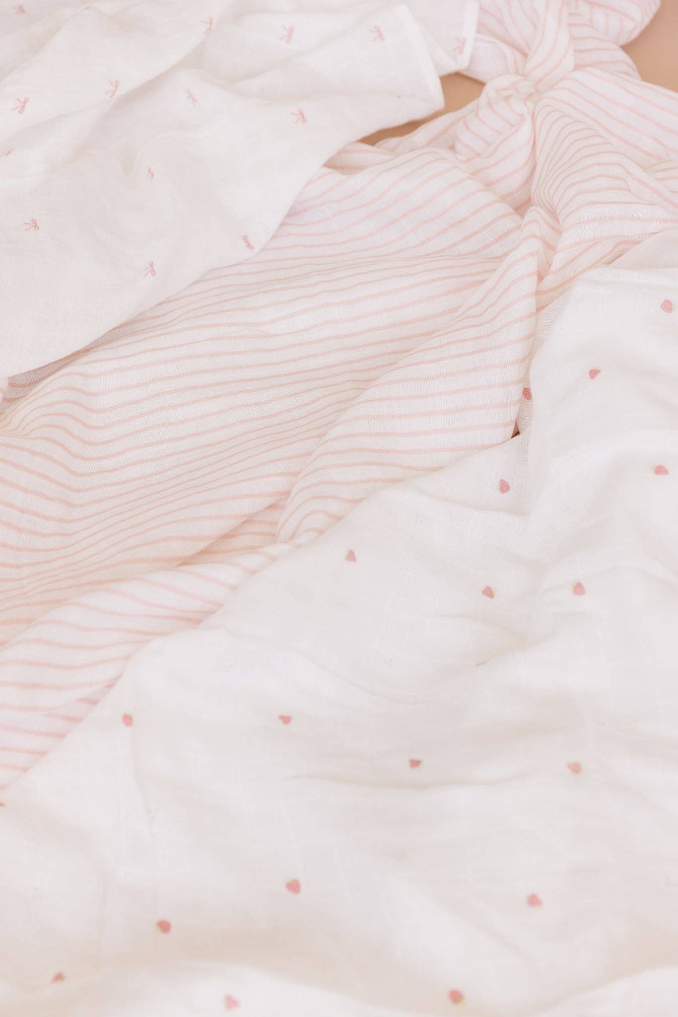 Pink Stripe Swaddle