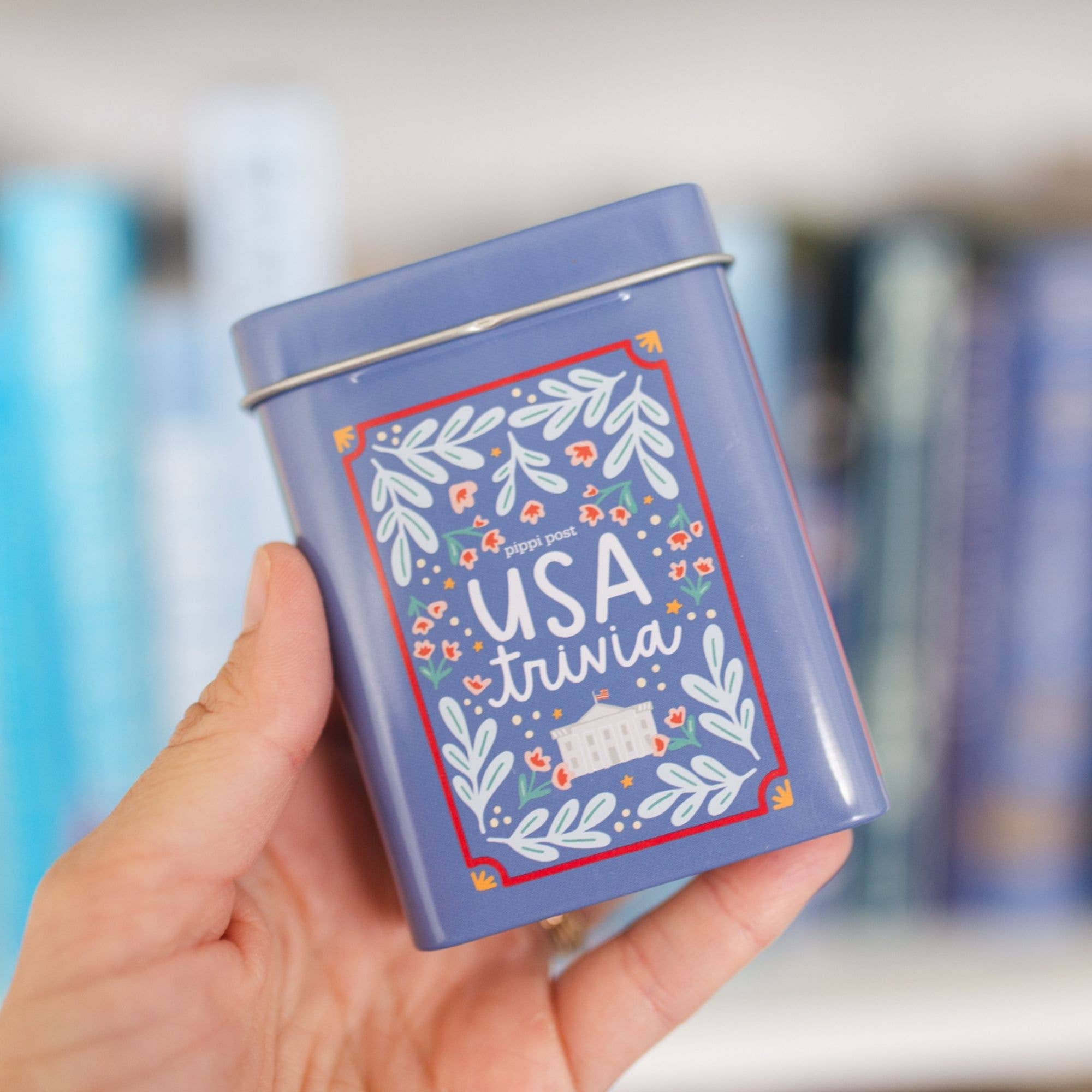 USA Trivia Game Tin