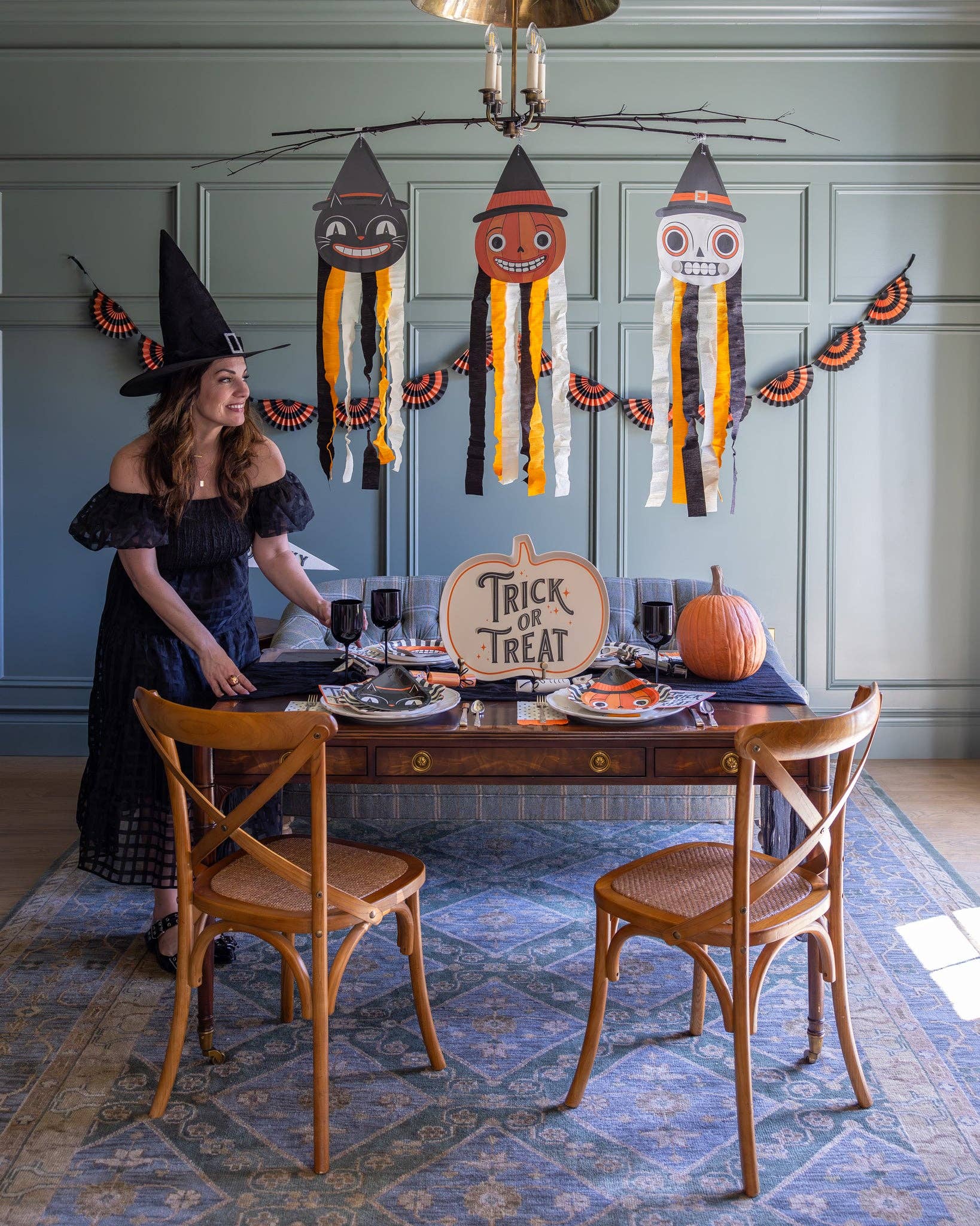 Vintage Halloween Hanging Characters