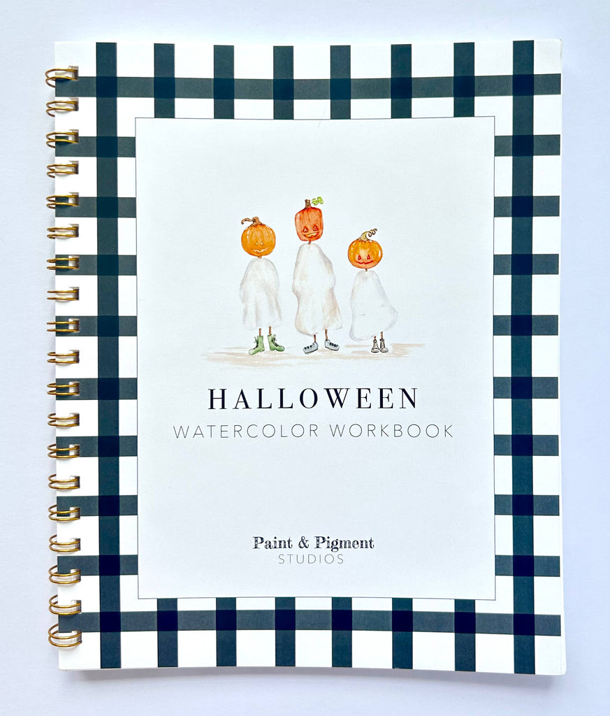 Halloween Watercolor Workbook