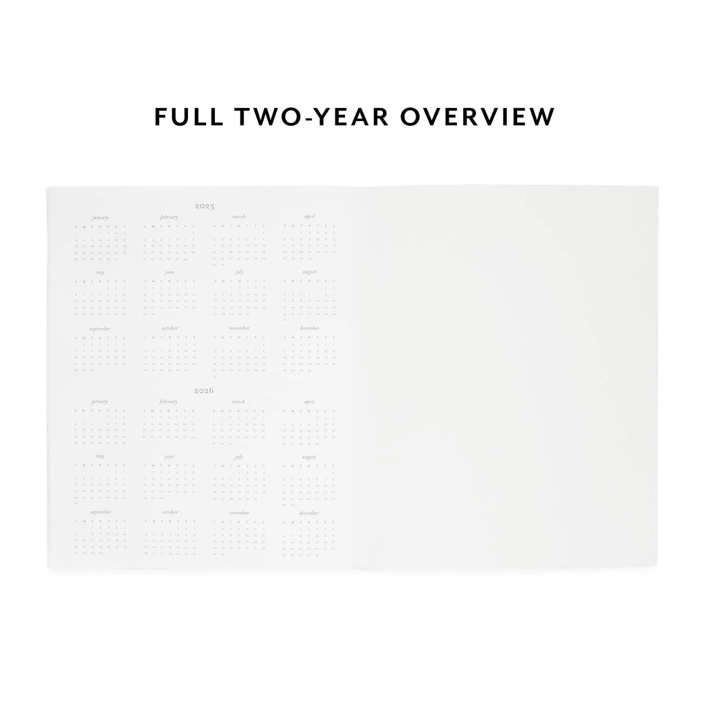 2027 Monthly Planner in Dusty Blue Floral