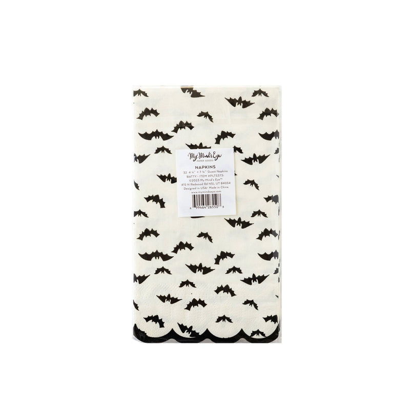 Batty Scallop Paper Dinner Napkin