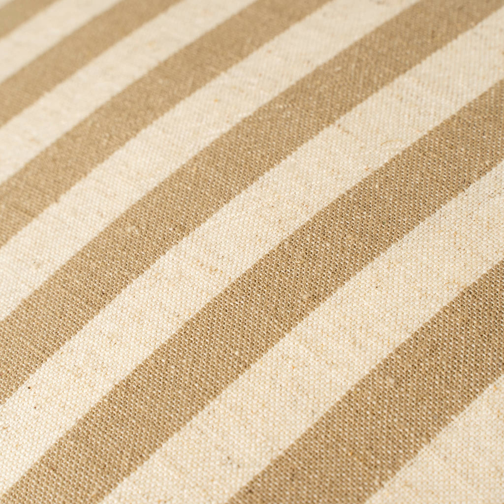 Sand Narrow Stripe Pillow