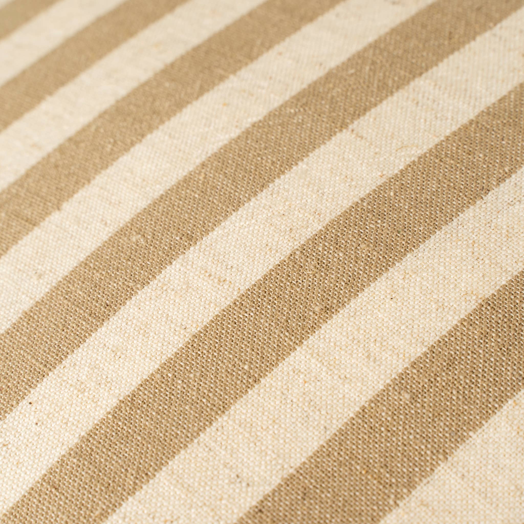 Sand Narrow Stripe Pillow