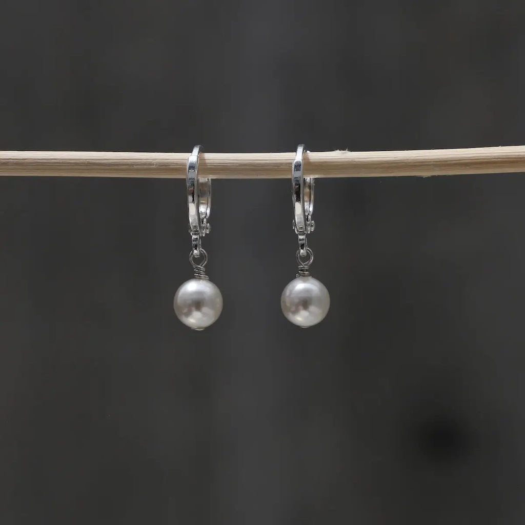 Mini Pearl Drop Huggies