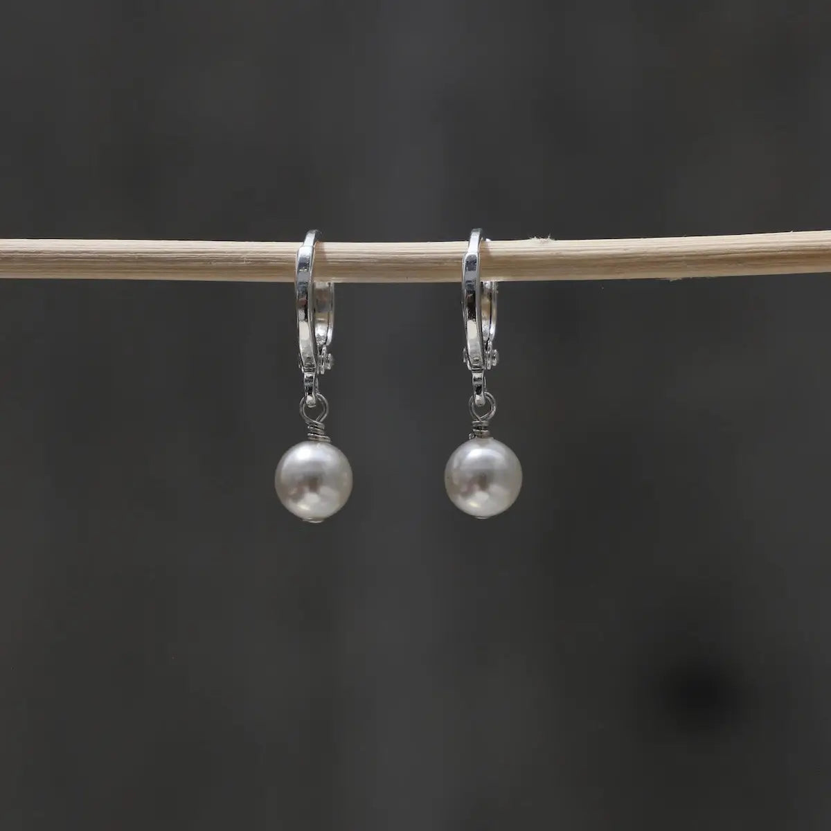 Mini Pearl Drop Huggies