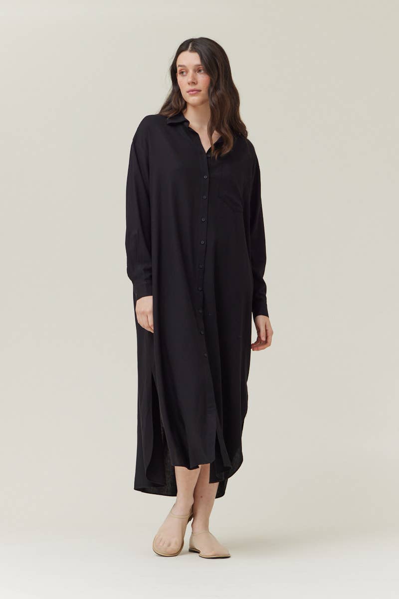 Maxi Shirt Dress