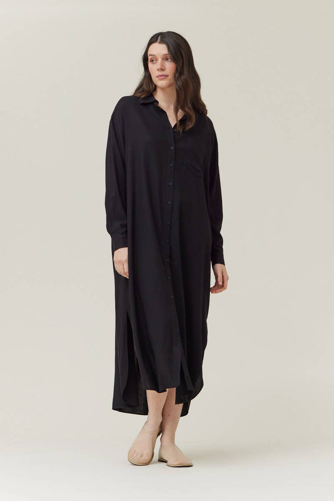 Maxi Shirt Dress