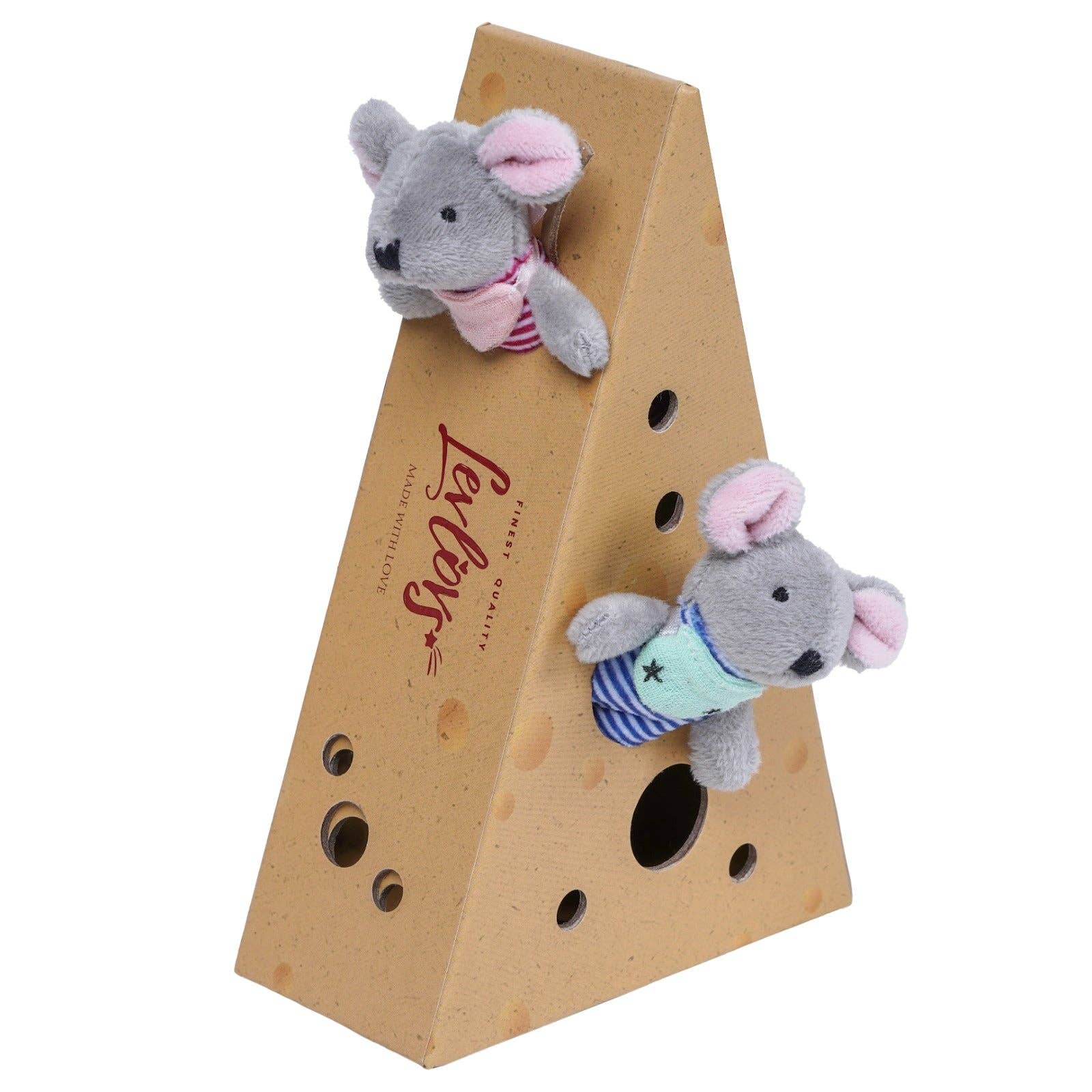Levlovs Fluffy Baby Mice in Cheese Box