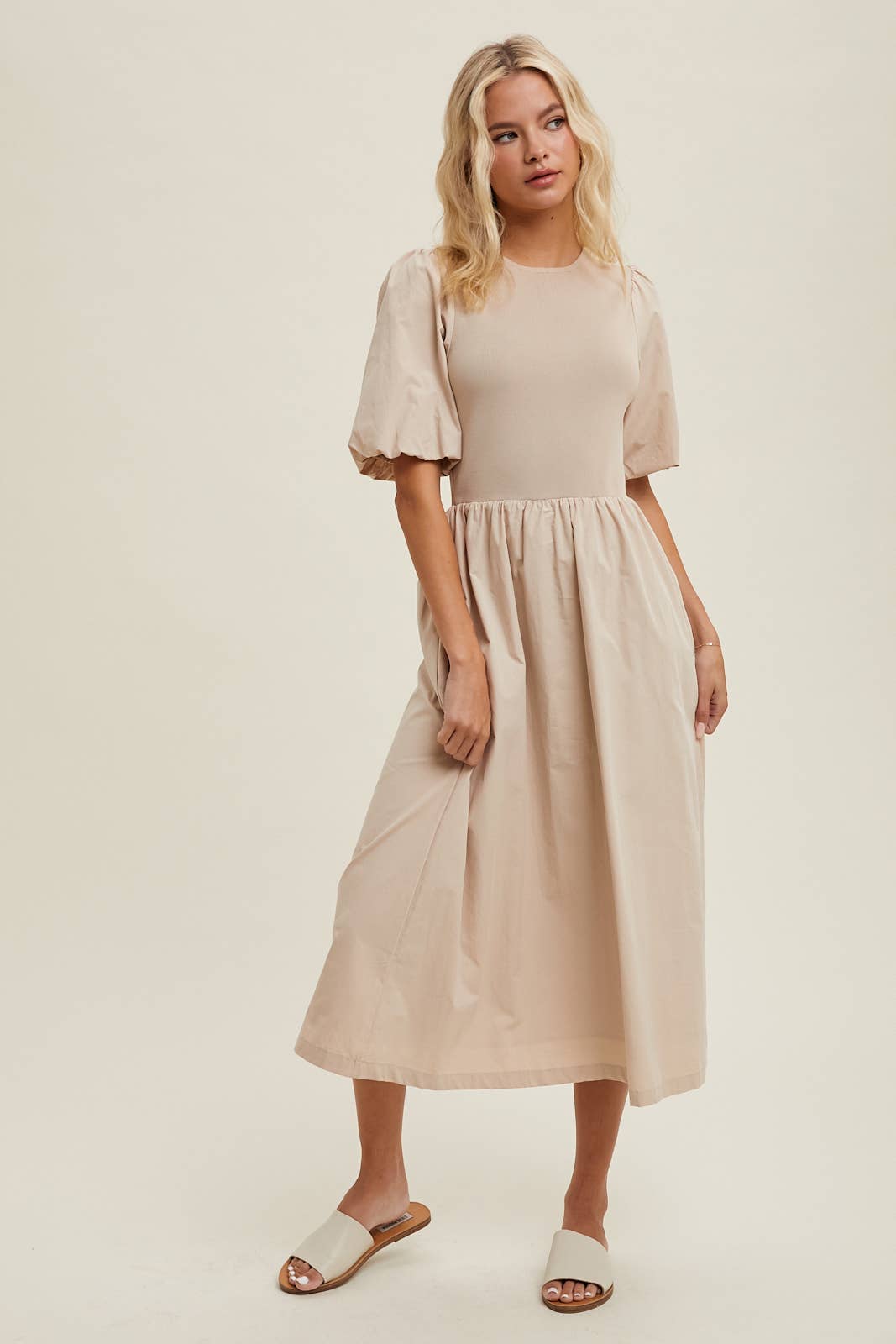 Twofer Midi Dress