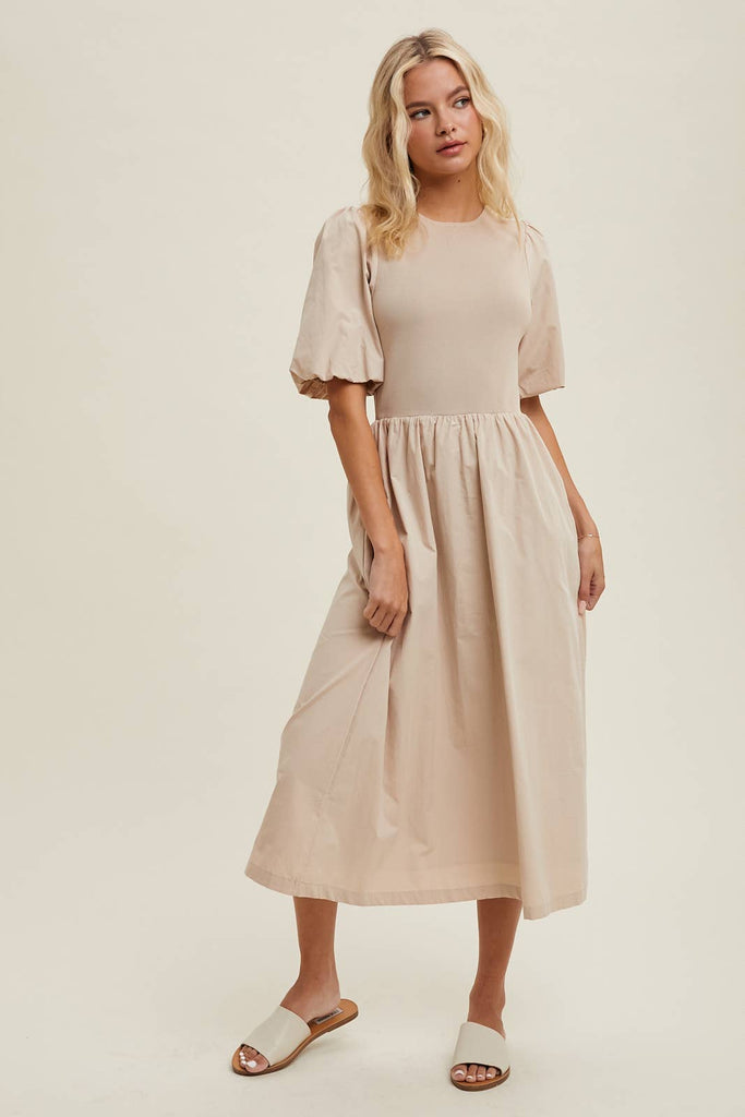 Twofer Midi Dress