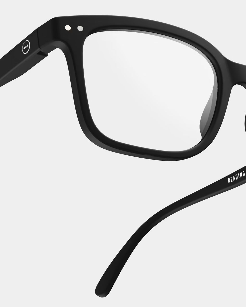 #L Black Reading Glasses