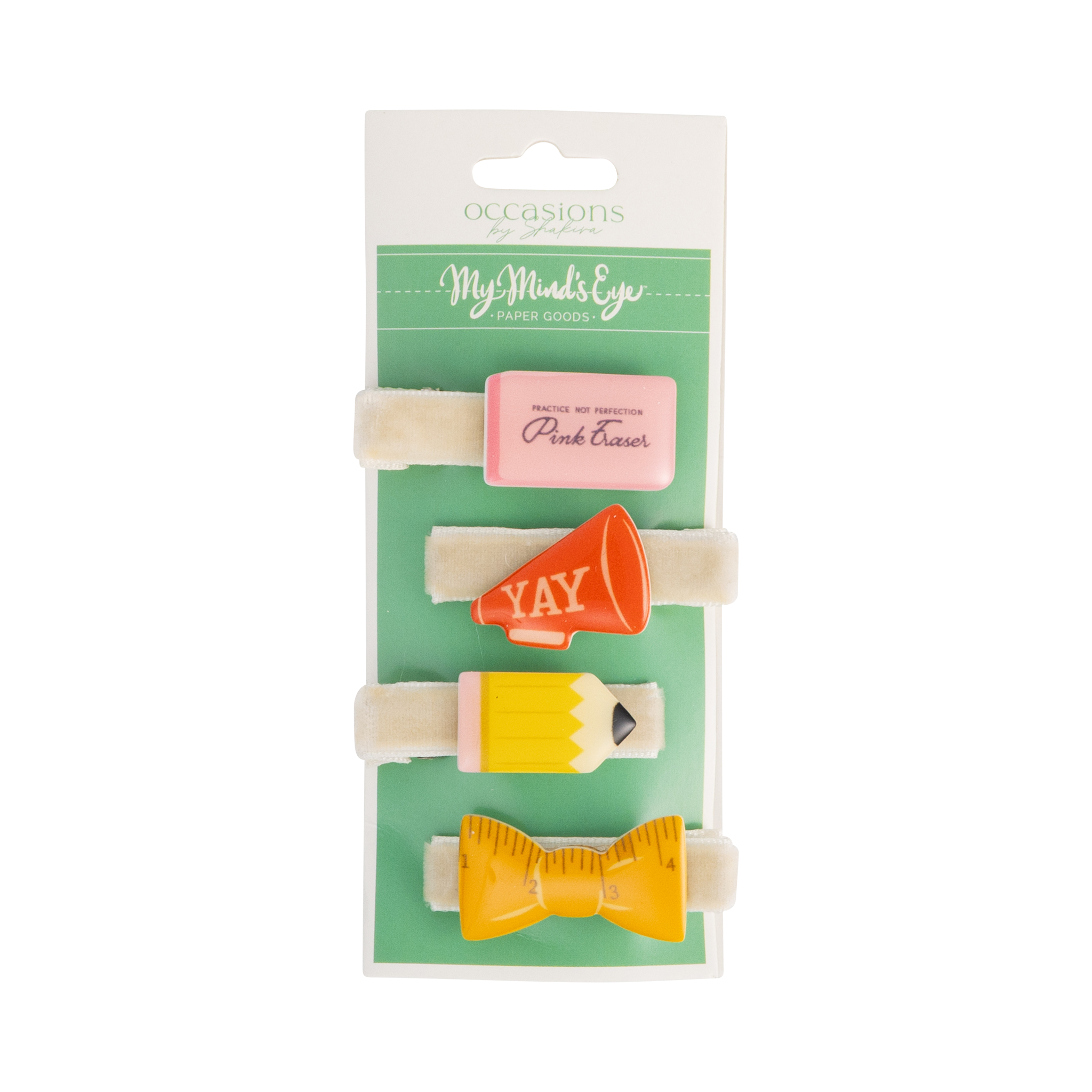 Back to School Resin Barrettes