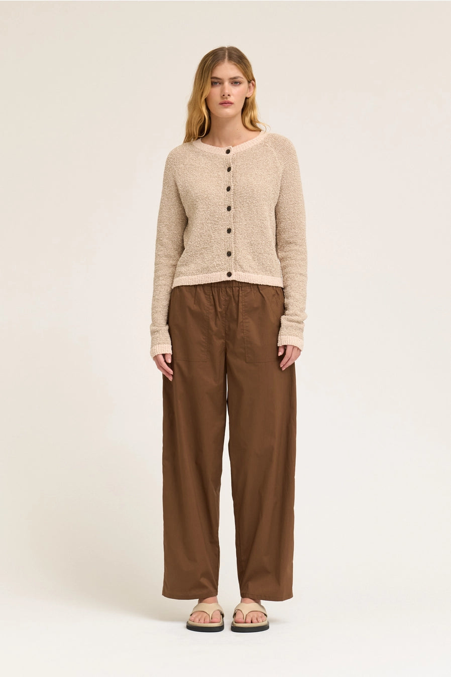 Poplin Cotton Loose Fit Pants