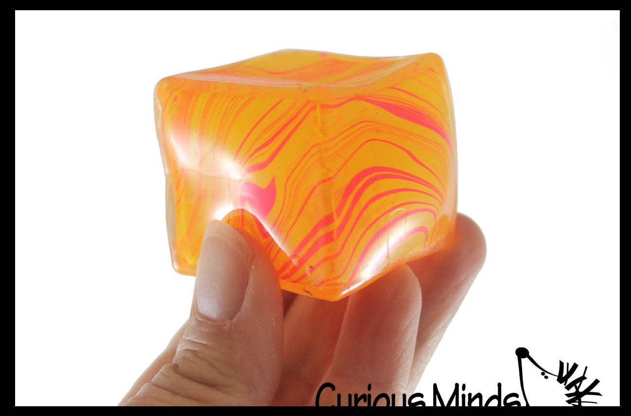 Marbled Sugar Ice Cube Stretch Ball