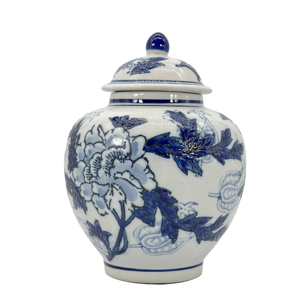 Cobalt Bleu Ginger Jar