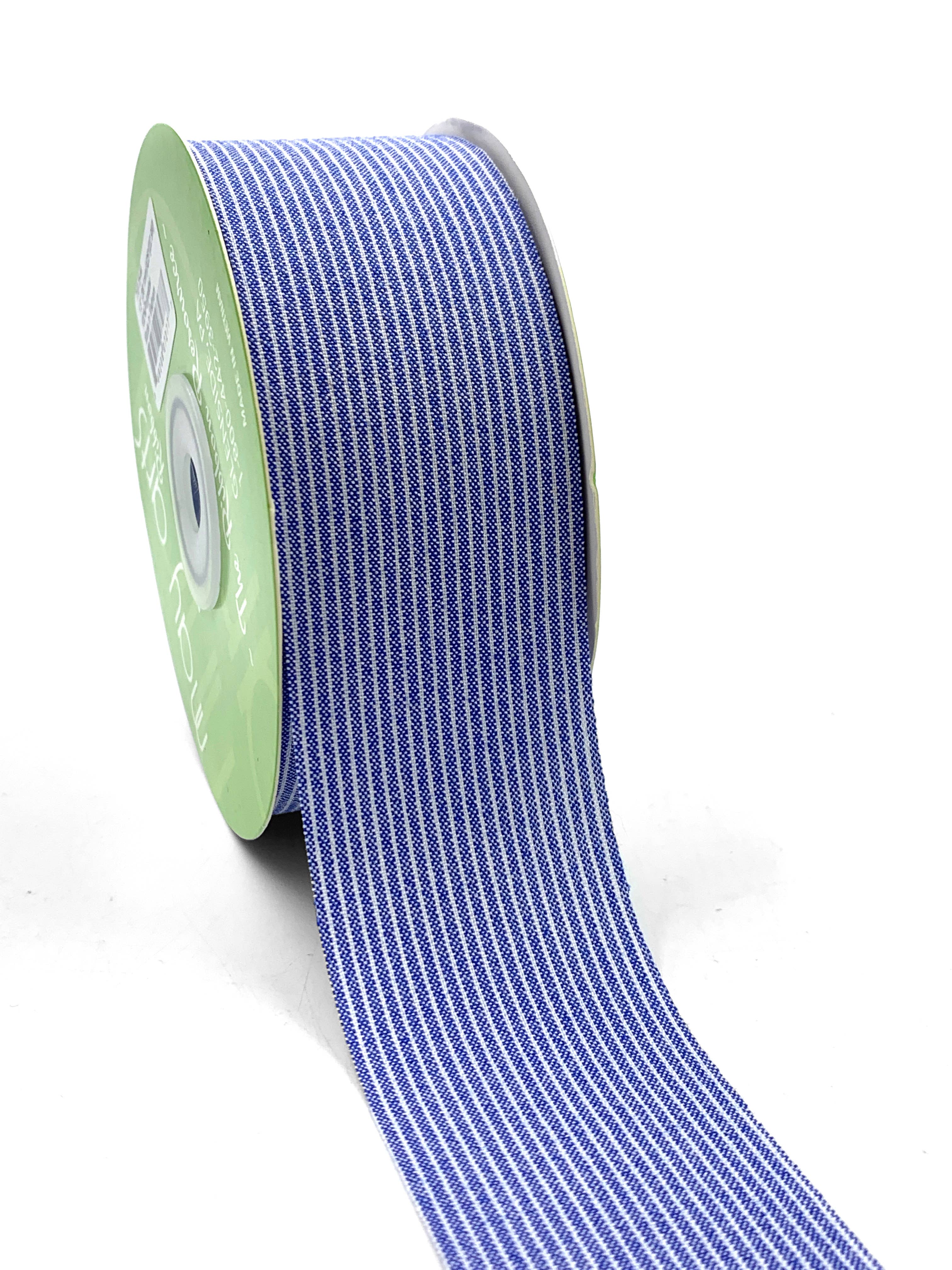 Navy Vintage Washed Linen Ribbon