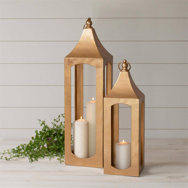 Metallic Gold Lantern