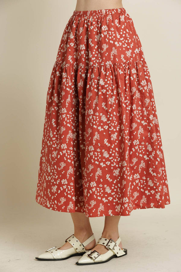 Floral Maxi Skirt