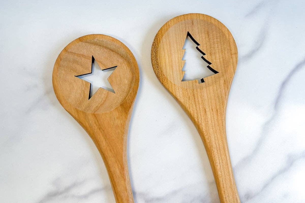 Beechwood Euro Holiday Spoon Set