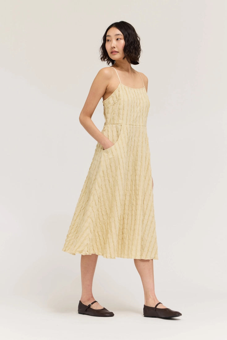 Side Slit Spaghetti Strap Maxi Dress