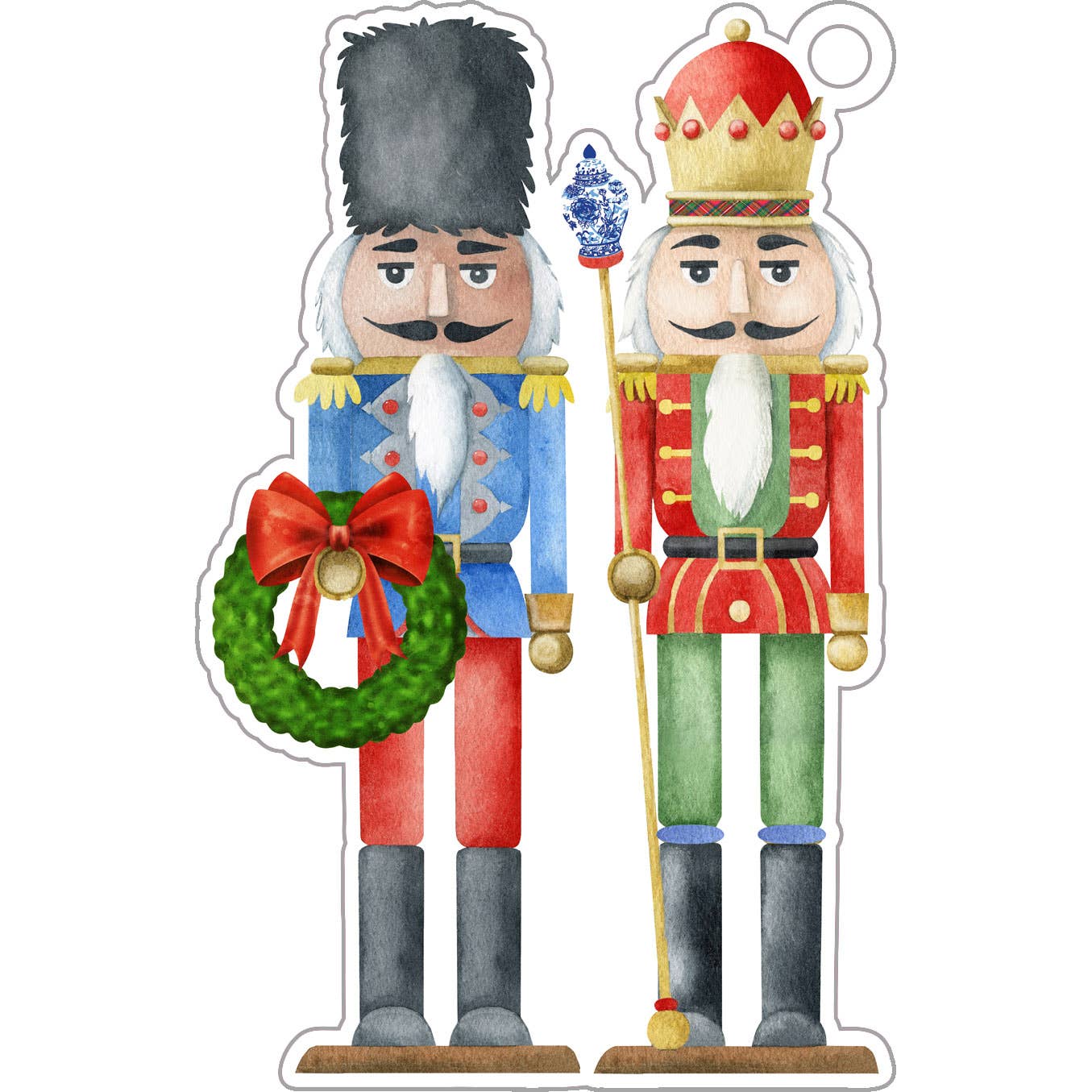 Nutcrackers Die-Cut Gift Tags