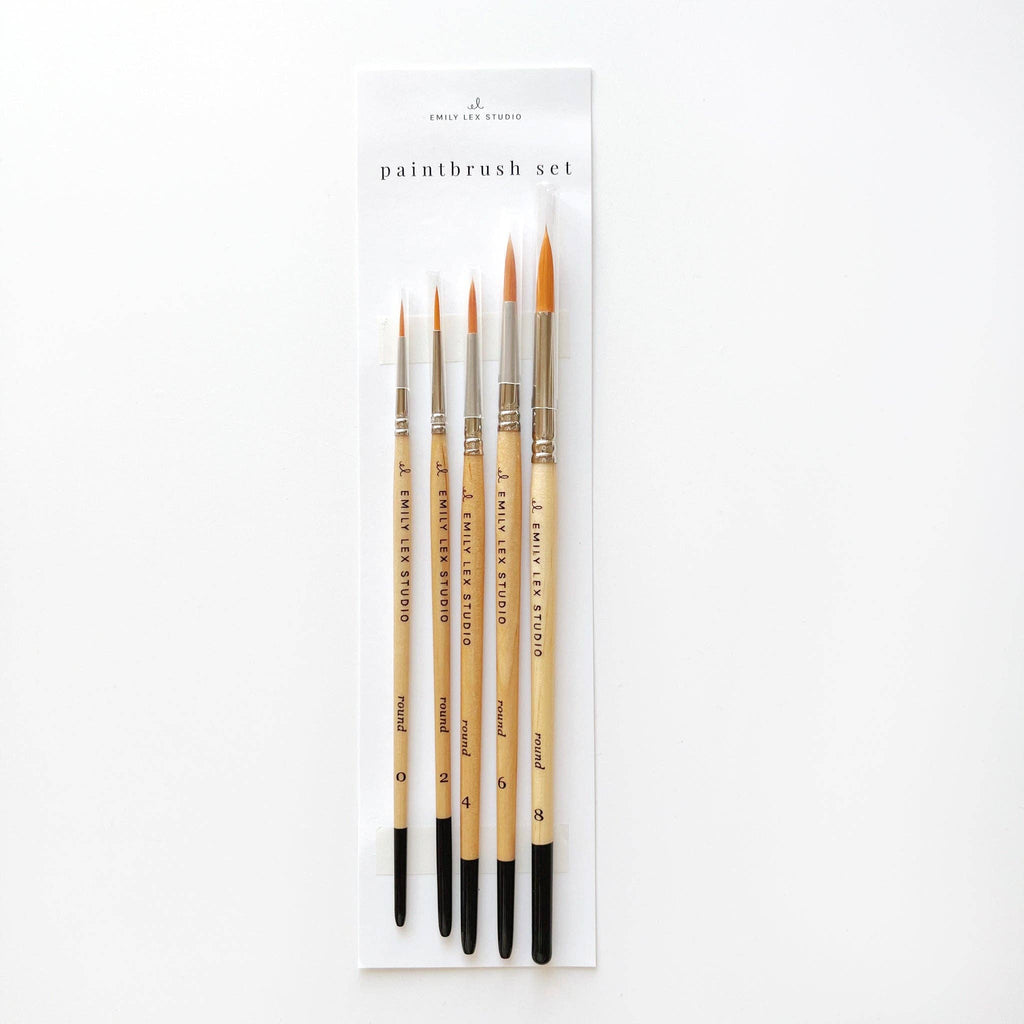 Watercolor paintbrush set