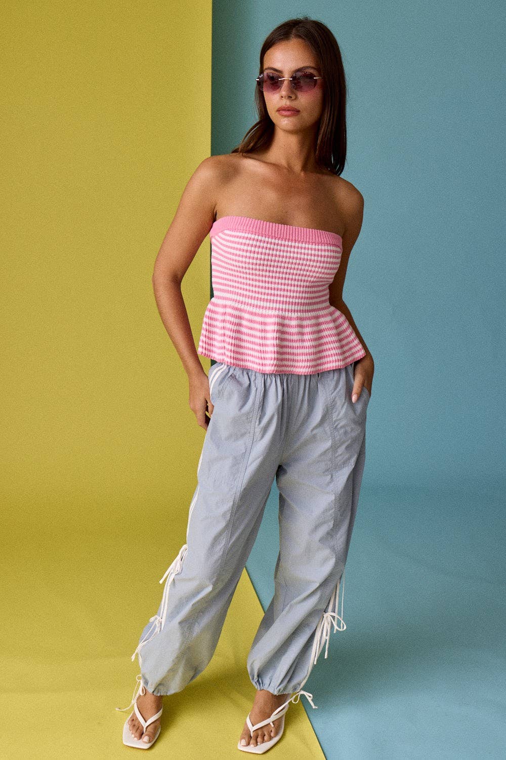 Athletic Pants with Bows