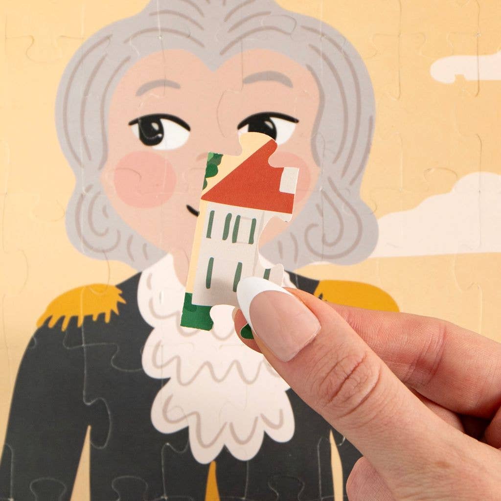 George Washington Lady Liberty Double-Sided Puzzle