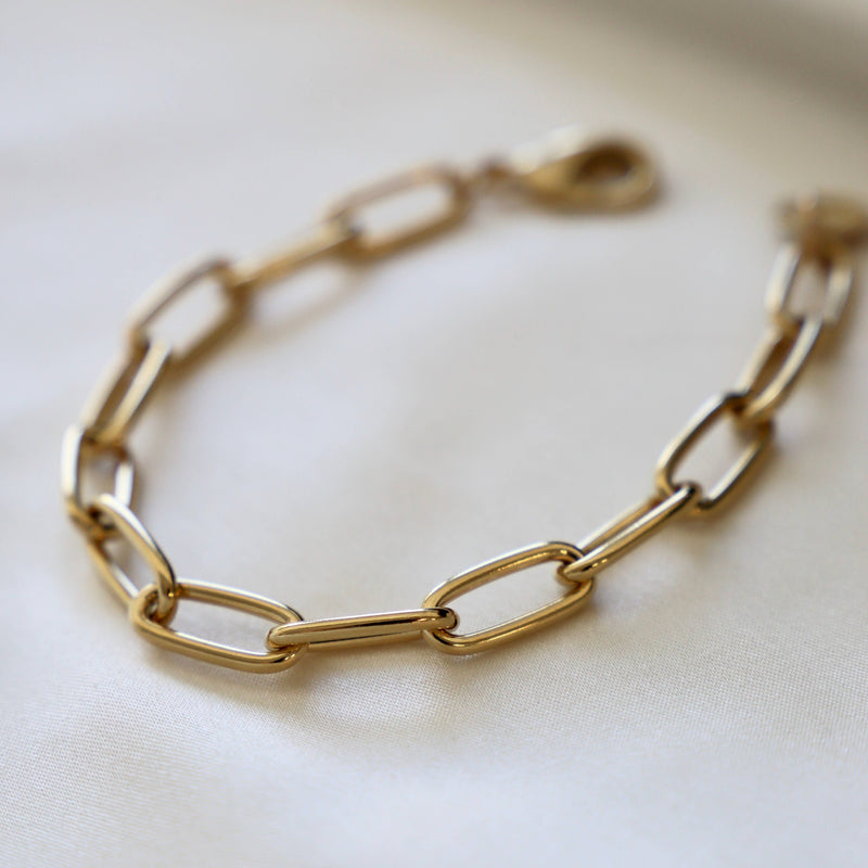 DAVID OVAL CHAIN BRACELET