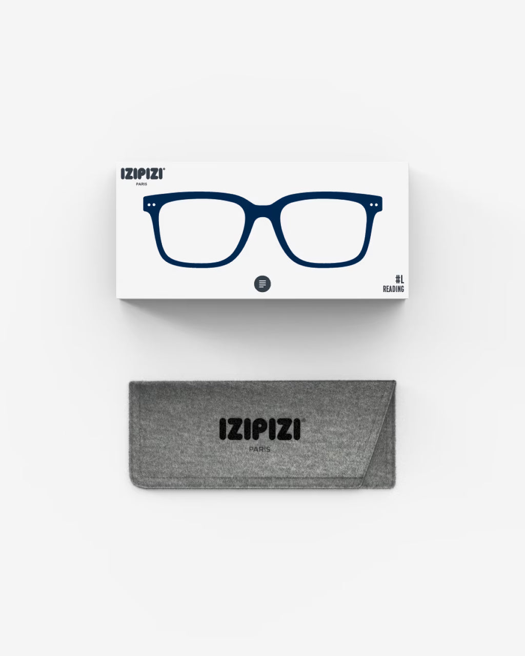 #L Navy Blue Reading Glasses