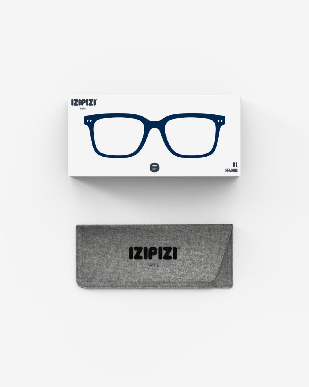 #L Navy Blue Reading Glasses