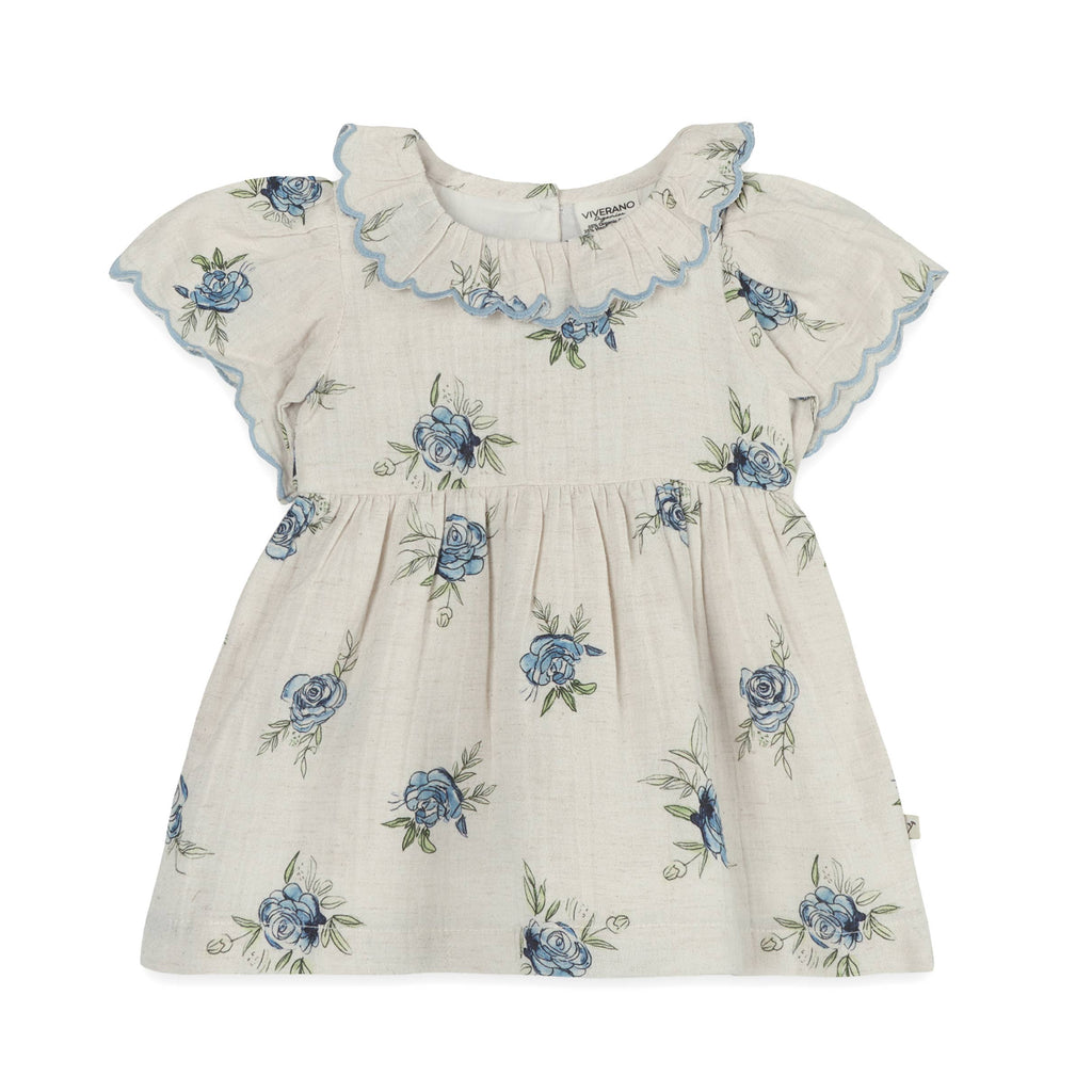Katarina Floral Baby Dress + Bloomer Set
