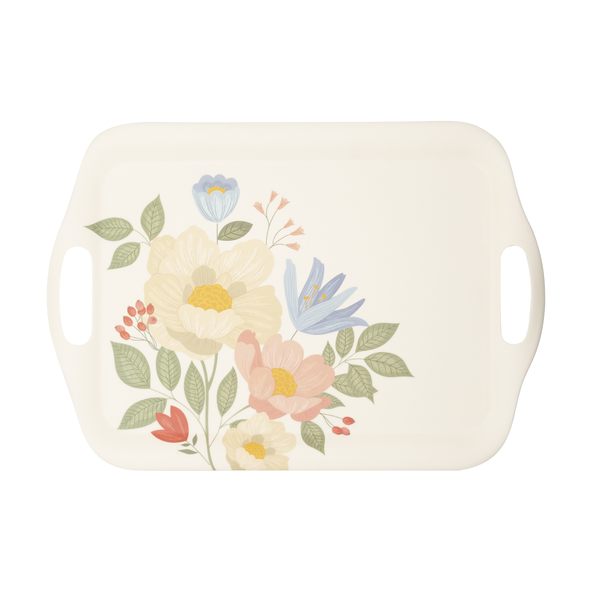 Floral Corner Tray