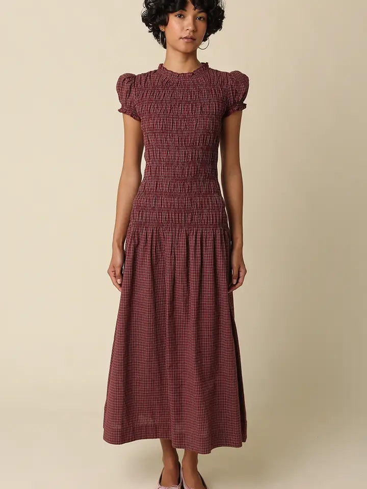 Brianna Smocked Maxi Dress