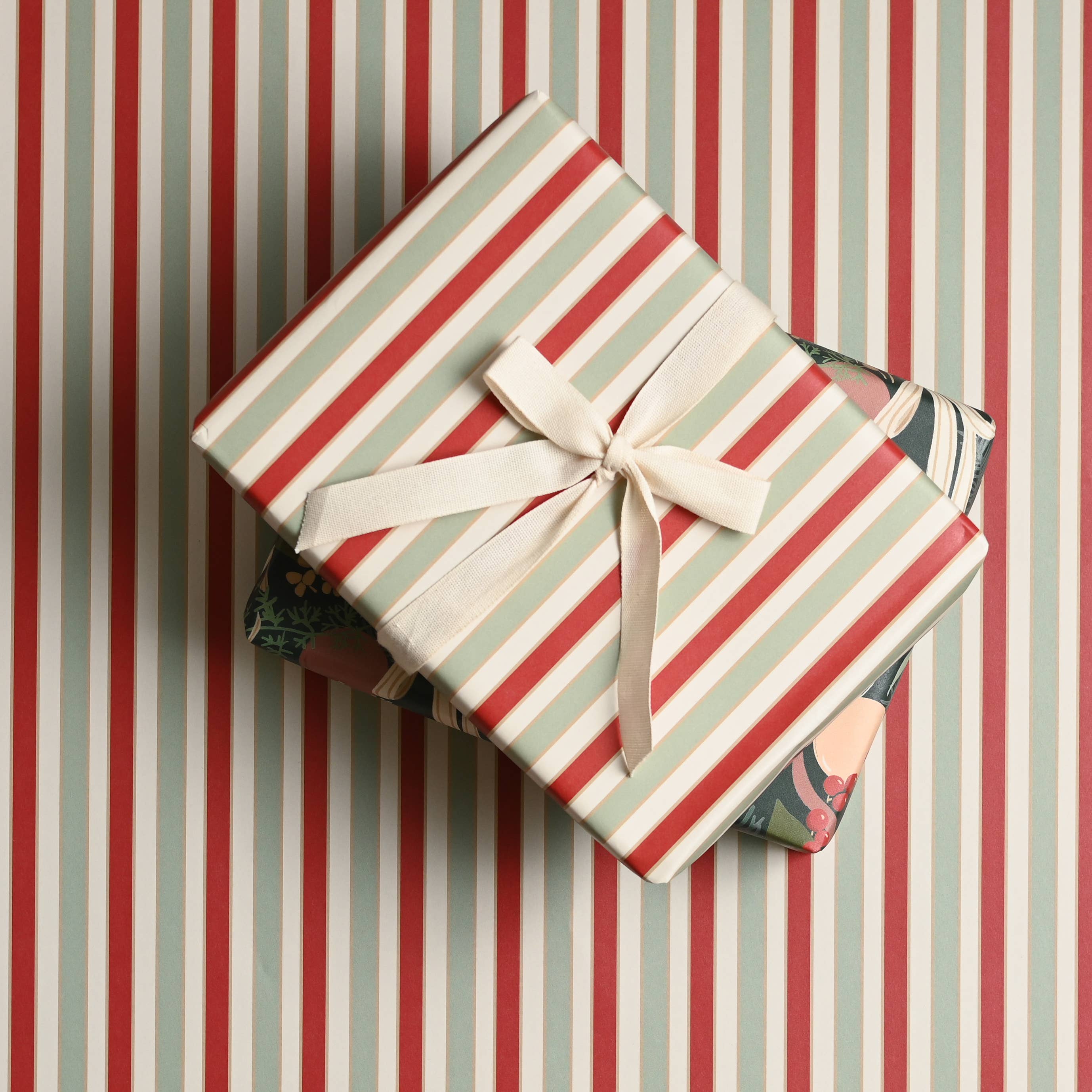 Holiday Stripe Wrapping Paper
