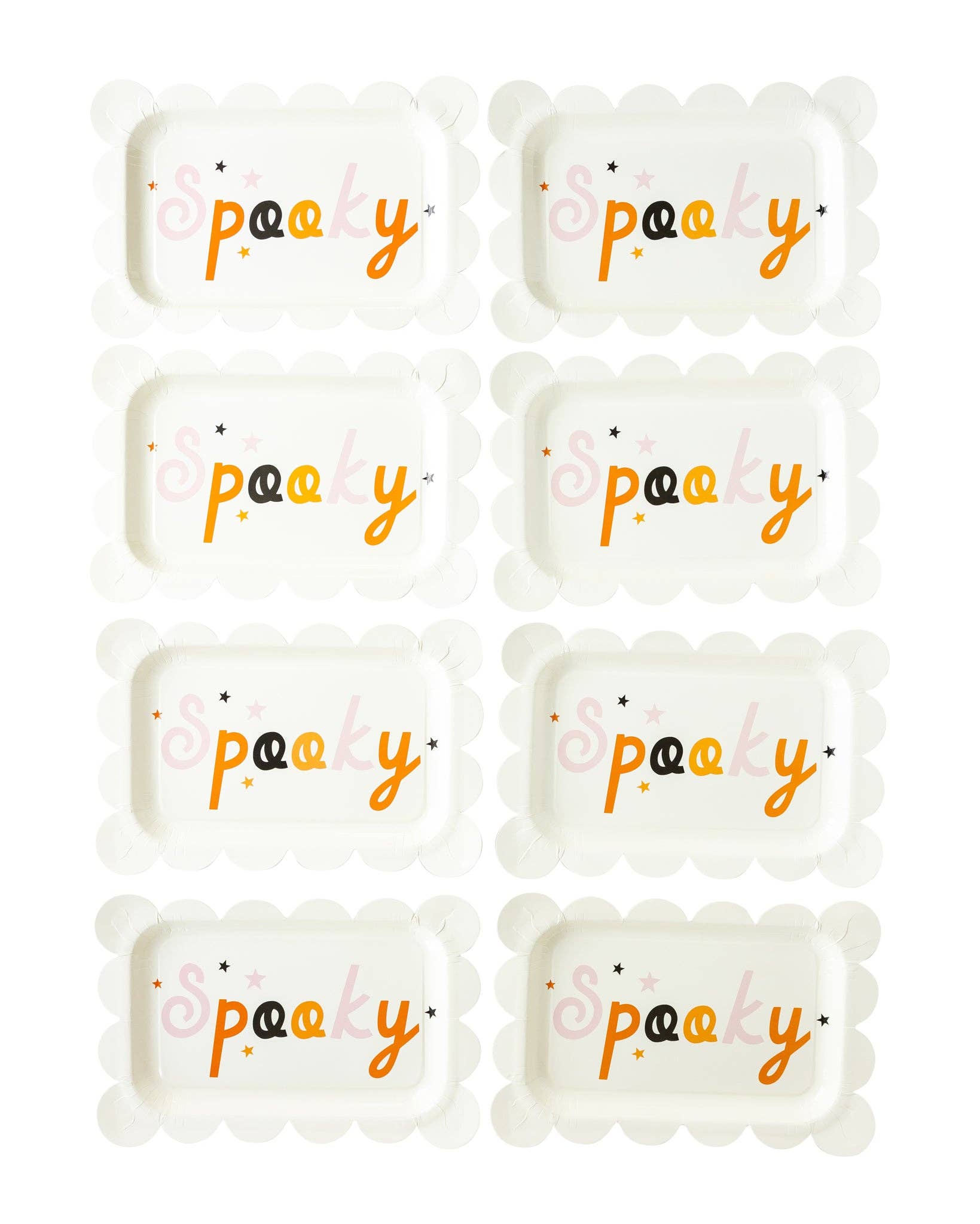 Hey Pumpkin Spooky Paper Plate