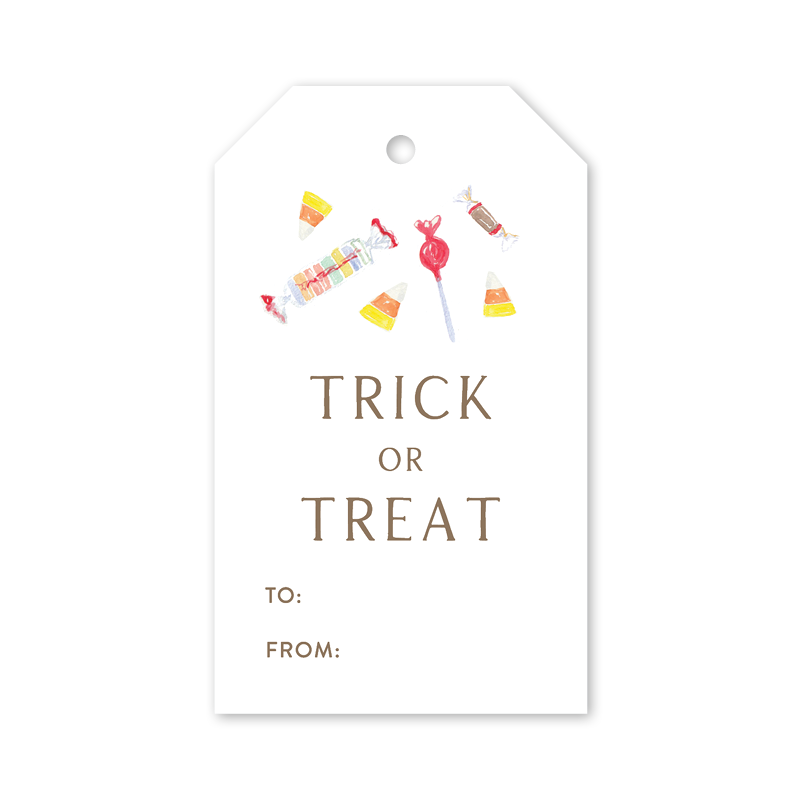 Pumpkin Picnic Trick or Treat Gift Tags