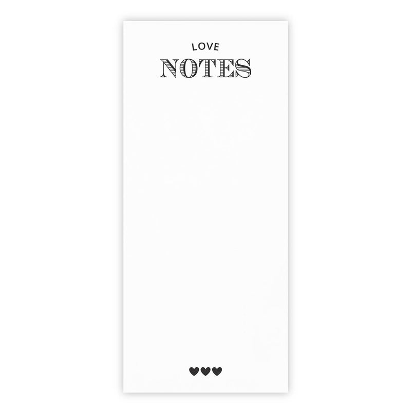 Notepaper in Acrylic Tray - Love Notes