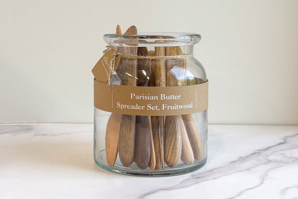 Fruitwood Parisian Butter Spreader Set